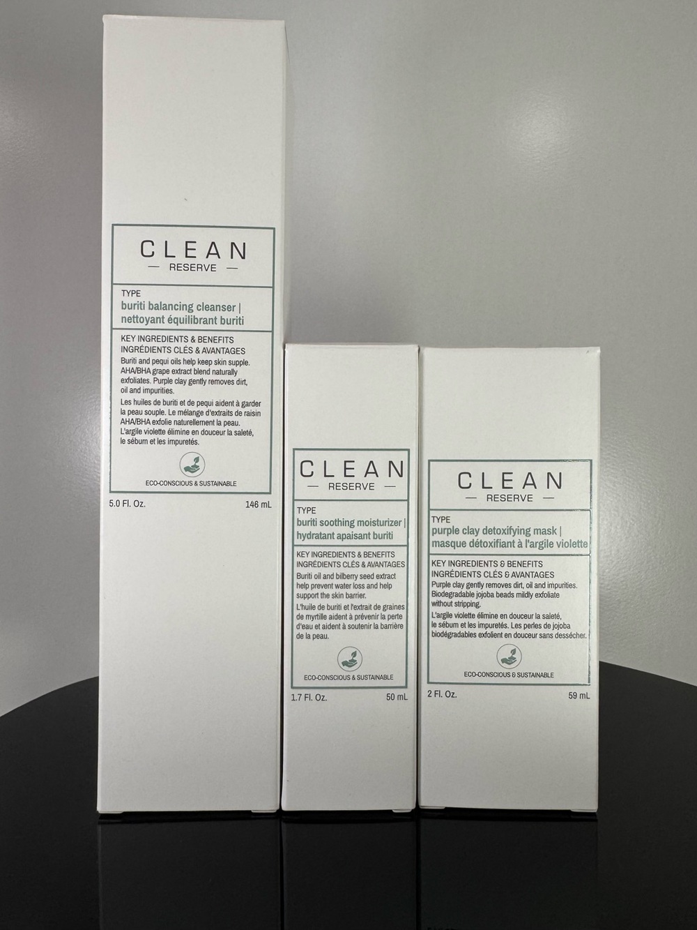 Clean Reserve Skincare Full Size Trio Set